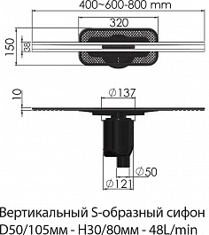 BERGES Wasserhaus Душевой лоток Simpel 1000 091013 хром глянец – фотография-8